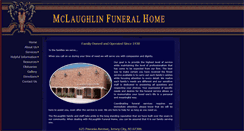 Desktop Screenshot of mclaughlinfuneralhome.net